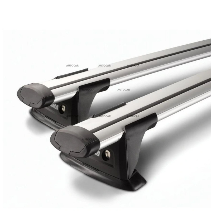 Střešní nosič YAKIMA ThruBar pro Mazda 5 (2004 – 2010) – klasické střešní lyžiny
