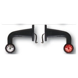 Fajka LED dlhá lomená