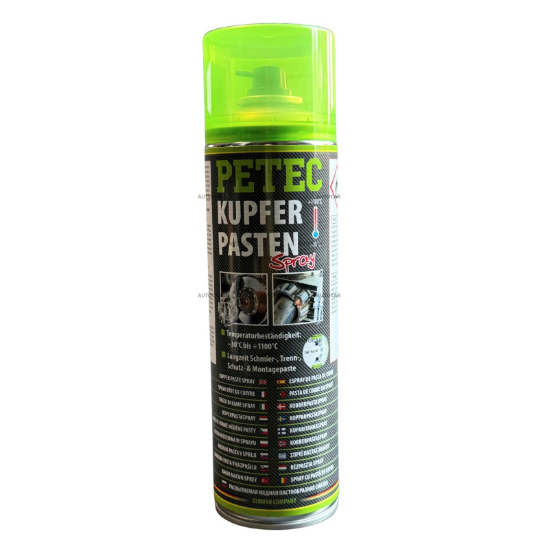 Měděný sprej PETEC 70350, 500 ml