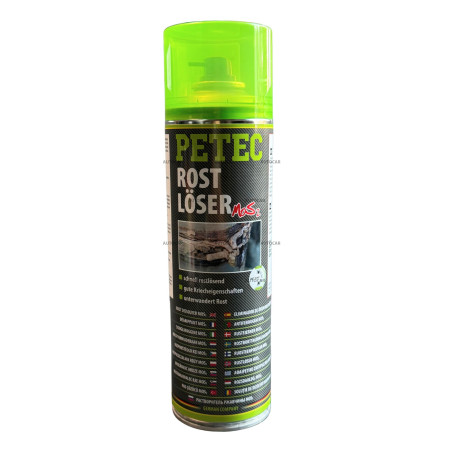 Uvolňovač zrezivělých šroubů PETEC 70050, 500 ml