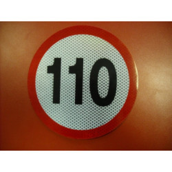 Nálepka rýchlosť 110km