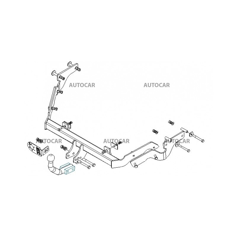 Ťažné zariadenie pre XSARA PICASSO - 5dv. (N 68) - automatický systém - od 1999 do 2007