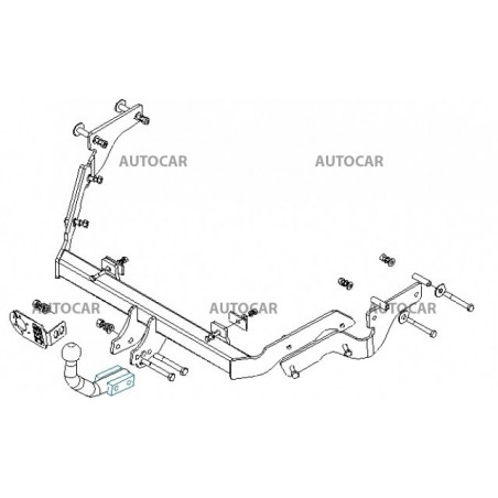 Ťažné zariadenie pre XSARA PICASSO - 5dv. (N 68) - automatický systém - od 1999 do 2007 Ťažné zariadenie pre XSARA PICASSO - 5dv. (N 68) - automatický systém - od 1999 do 2007