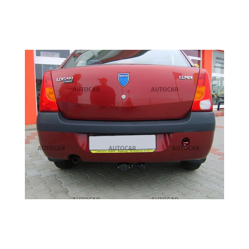 Tažné zařízení pro Dacia LOGAN - 4 dv. - odnímatelný bajonetový systém