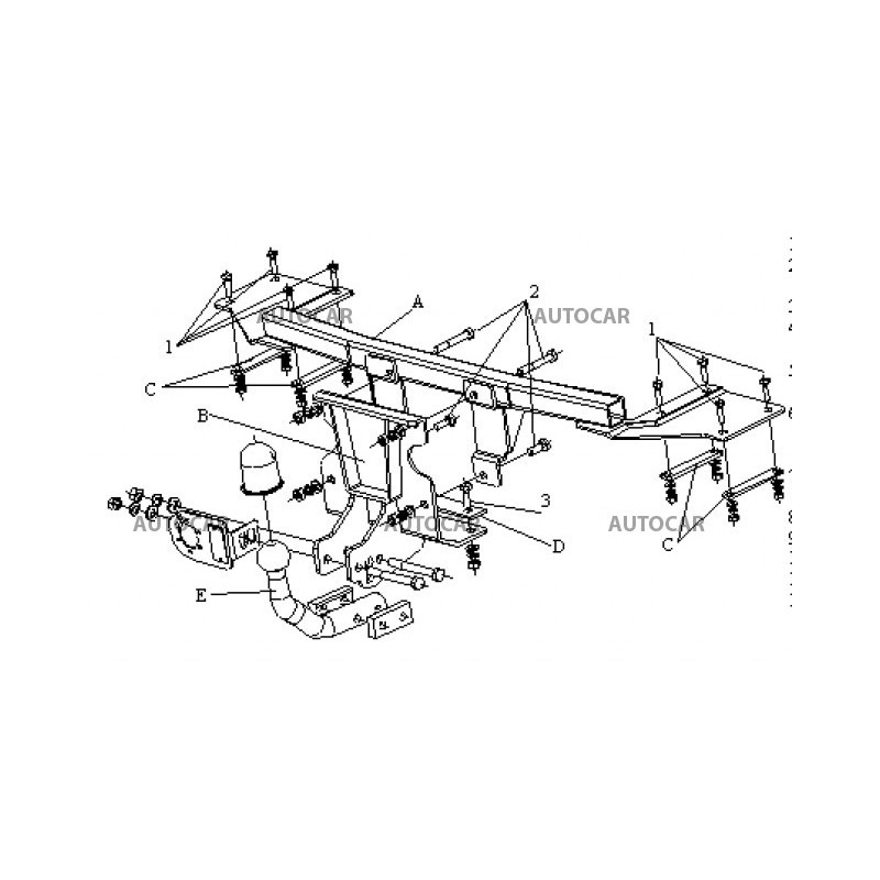 Ťažné zariadenie pre LINEA - - - automatický systém - od 2007 do 