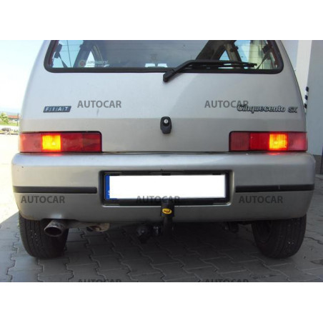 Ťažné zariadenie pre CINQUECENTO - 3dv. - skrutkový systém - od 1992 do 1998 Ťažné zariadenie pre CINQUECENTO - 3dv. - skrutkový systém - od 1992 do 1998