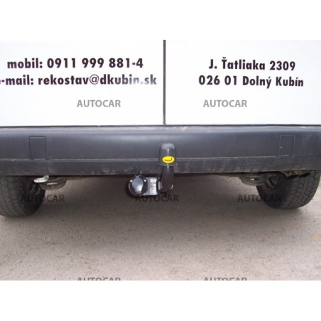 Ťažné zariadenie pre SCUDO - dodávka, (220 L, 220 P) - skrutkový systém - od 1994 do 2006 Ťažné zariadenie pre SCUDO - dodávka, (220 L, 220 P) - skrutkový systém - od 1994 do 2006