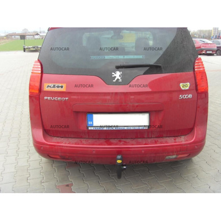 Ťažné zariadenie pre 5008 - 5 dv - automatický vertikálny systém - od 2009 do Ťažné zariadenie pre 5008 - 5 dv - automatický vertikálny systém - od 2009 do