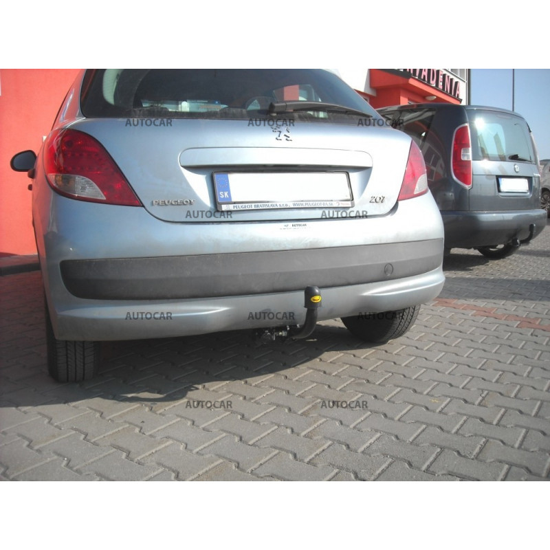 Ťažné zariadenie pre 207 -3/5 dver - skrutkový systém - od 2006