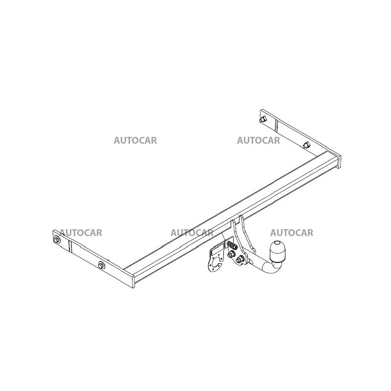 Ťažné zariadenie pre OCTAVIA III - 5 -dv., skrutkový systém - od 2013