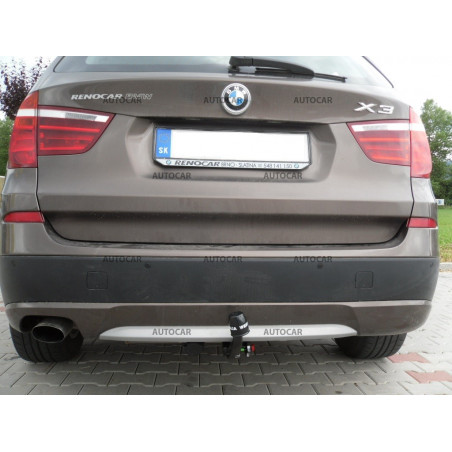 Tažné zařízení pro BMW X3 - odnímatelný vertikální bajonetový systém