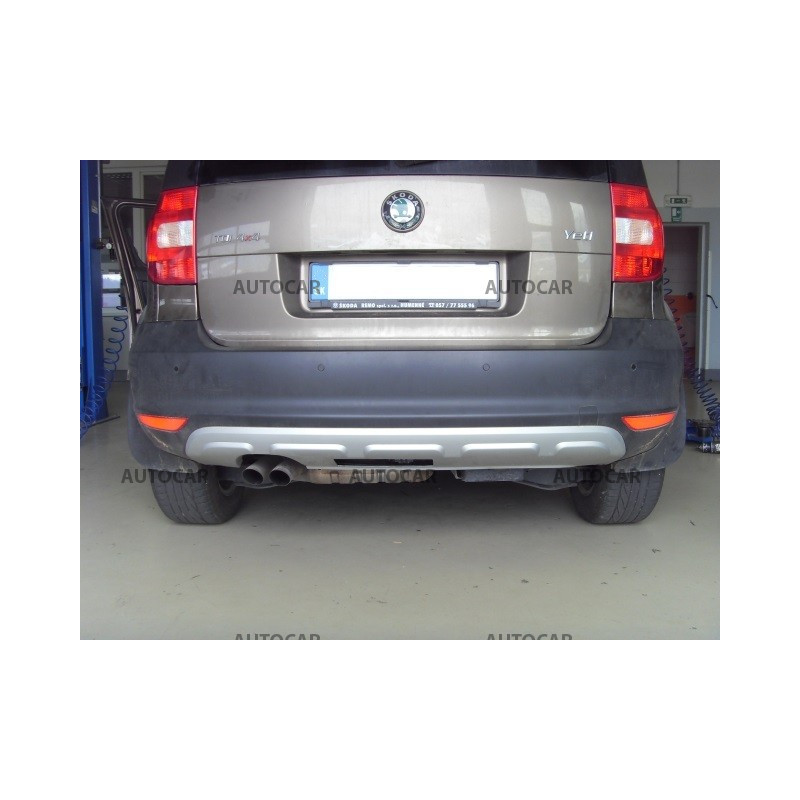 Ťažné zariadenie pre YETI - automatický vertikálny systém - od 2009 do 