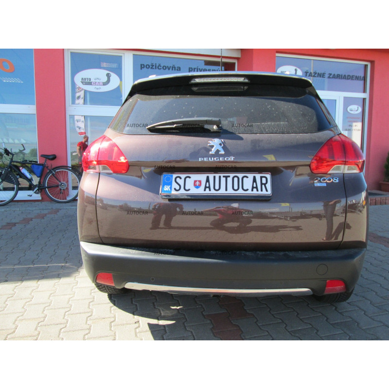 Tažné zařízení pro Peugeot 2008 - odnímatelný vertikální bajonetový systém