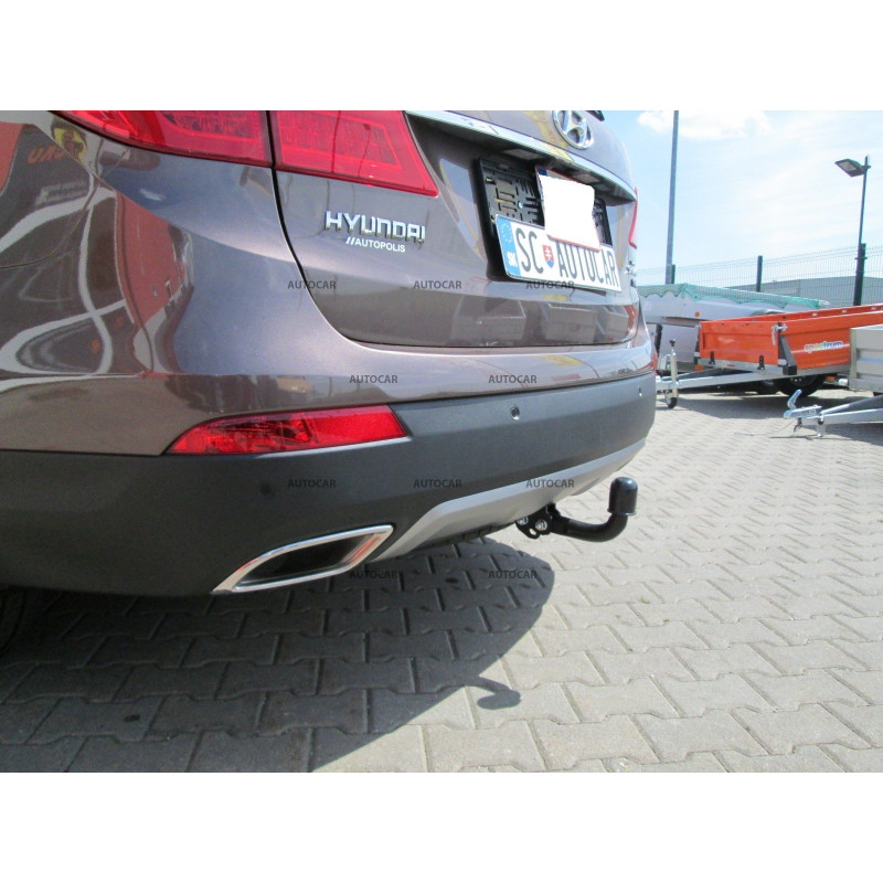 Ťažné zariadenie pre SANTA FE, Grand - 5 dv., 2+4WD - skrutkový systém - od 08.2012/-