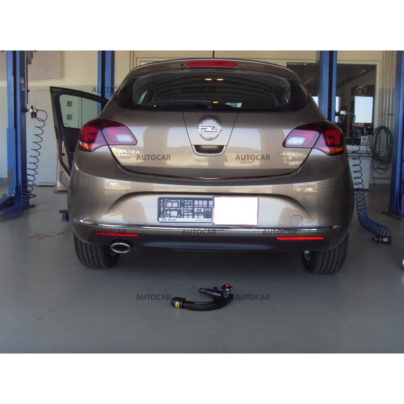 Tažné zařízení pro Opel ASTRA - "J" - odnímatelný vertikálny bajonetový systém