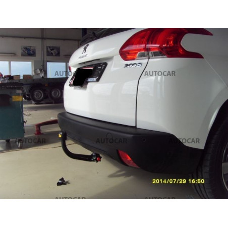 Tažné zařízení pro Peugeot 2008 - odnímatelný vertikální bajonetový systém Tažné zařízení pro Peugeot 2008 - odnímatelný vertikální bajonetový systém