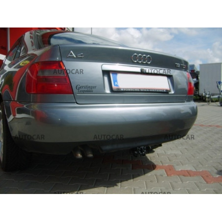 Ťažné zariadenie pre A 4 - 4dv., Quattro, ( 8 D2, B5 ) - automatický systém - od 1994/11 do 2000/10 Ťažné zariadenie pre A 4 - 4dv., Quattro, ( 8 D2, B5 ) - automatický systém - od 1994/11 do 2000/10