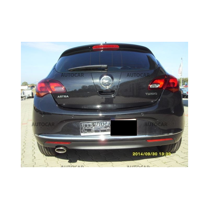 Tažné zařízení pro Opel ASTRA - "J" - odnímatelný vertikálny bajonetový systém