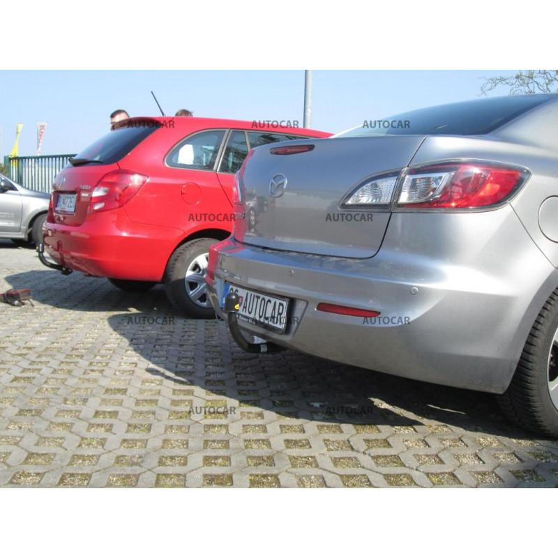 Tažné zařízení pro Mazda 3 - BL - 4 dv. - odnímatelný  vertikální bajonetový systém