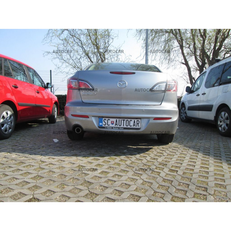 Tažné zařízení pro Mazda 3 - BL - 4 dv. - odnímatelný  vertikální bajonetový systém