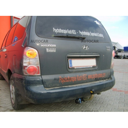 Tažné zařízení pro Hyundai TRAJET - VAN - odnímatelný bajonetový systém Tažné zařízení pro Hyundai TRAJET - VAN - odnímatelný bajonetový systém