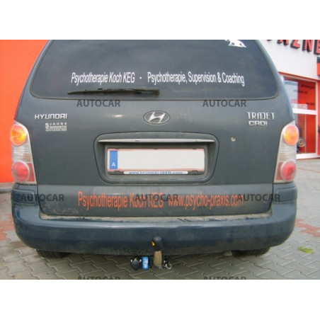 Tažné zařízení pro Hyundai TRAJET - VAN - odnímatelný bajonetový systém Tažné zařízení pro Hyundai TRAJET - VAN - odnímatelný bajonetový systém
