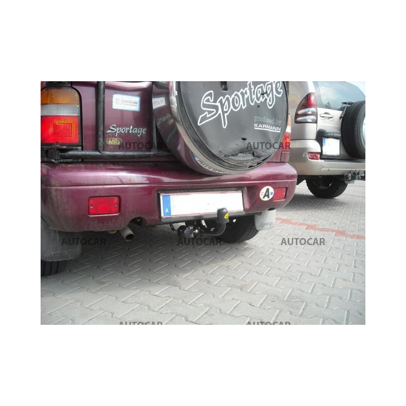 Ťažné zariadenie pre SPORTAGE - 5dv., 4WD, (K 00) - skrutkový systém - od 1994 do 2004