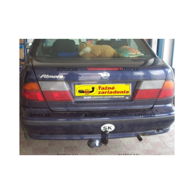 Ťažné zariadenie pre ALMERA - 4dv.,(N 15) - skrutkový systém - od 1995 do 2000/02