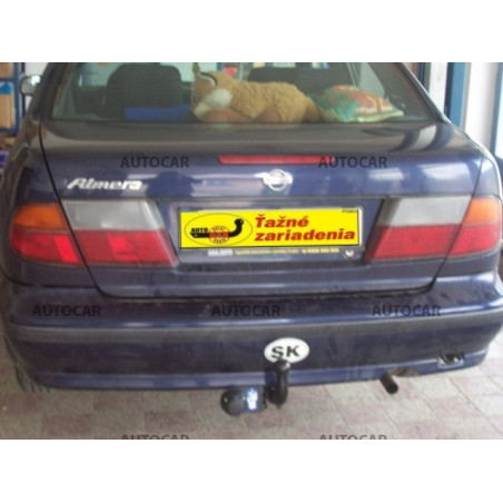 Ťažné zariadenie pre ALMERA - 4dv.,(N 15) - skrutkový systém - od 1995 do 2000/02 Ťažné zariadenie pre ALMERA - 4dv.,(N 15) - skrutkový systém - od 1995 do 2000/02