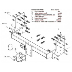 Ťažné zariadenie pre CABSTAR E - valník - pevný systém - od 2000 do