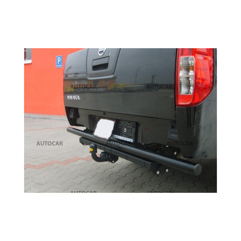 Ťažné zariadenie pre NAVARA - rúrkový nárazník , ( D 40 ) - skrutkový systém - od 2006 do 