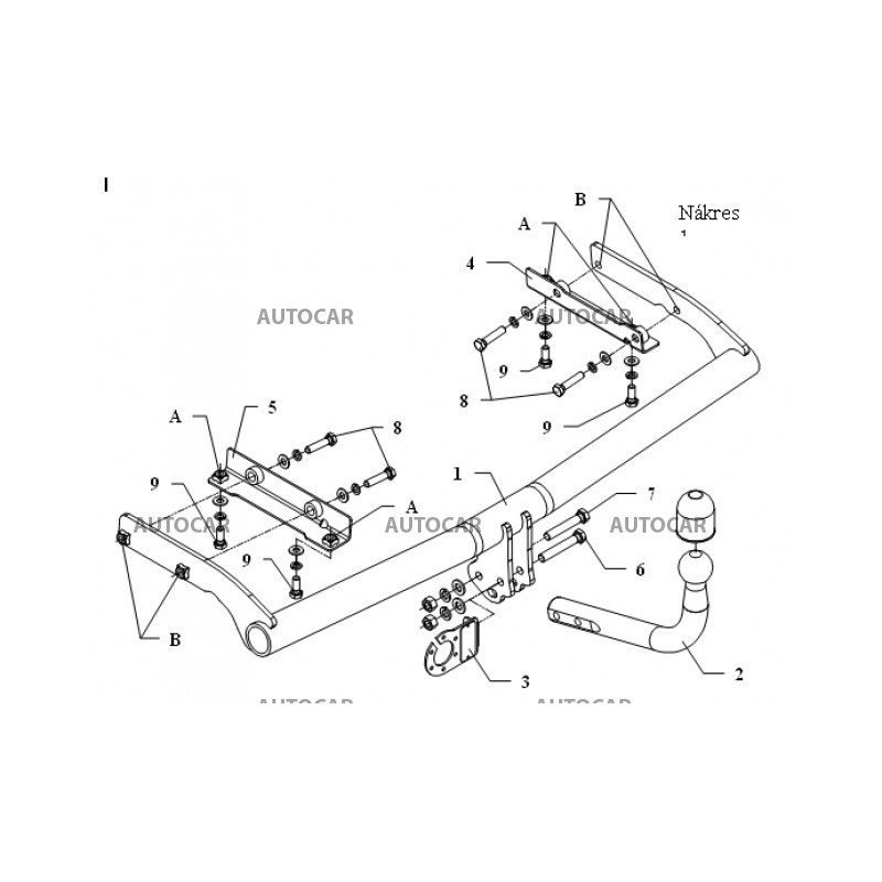 Ťažné zariadenie pre NOTE - ( E 11 ) - automatický systém - od 2006 do 