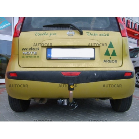 Ťažné zariadenie pre NOTE - ( E 11 ) - automatický systém - od 2006 do Ťažné zariadenie pre NOTE - ( E 11 ) - automatický systém - od 2006 do