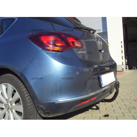 Tažné zařízení pro Opel ASTRA - "J" - odnímatelný vertikální bajonetový systém Tažné zařízení pro Opel ASTRA - "J" - odnímatelný vertikální bajonetový systém