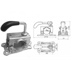 Držiak oporného kolesa