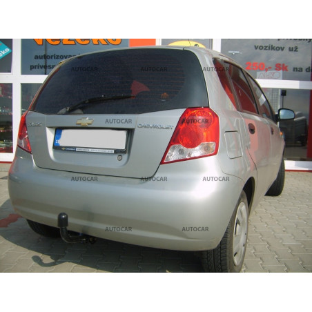 Ťažné zariadenie pre KALOS - 3/5 dv - skrutkový systém - od 2002 do Ťažné zariadenie pre KALOS - 3/5 dv - skrutkový systém - od 2002 do