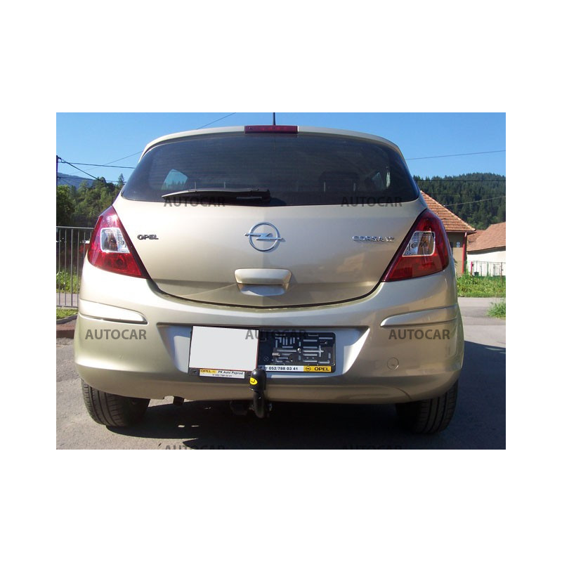 Ťažné zariadenie pre CORSA - "D" 3,5dv - skrutkový systém - od 2006 do 