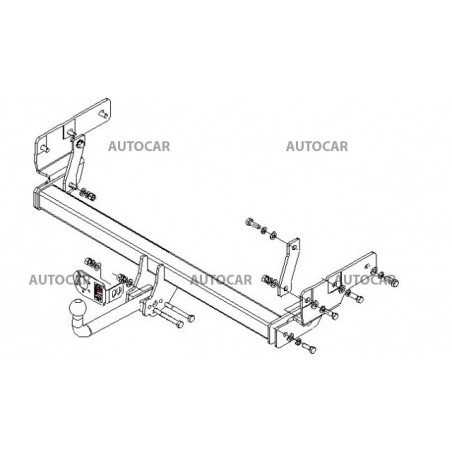 Ťažné zariadenie pre PININ - 5dv.(H60) - automatický systém - od 2000 do Ťažné zariadenie pre PININ - 5dv.(H60) - automatický systém - od 2000 do