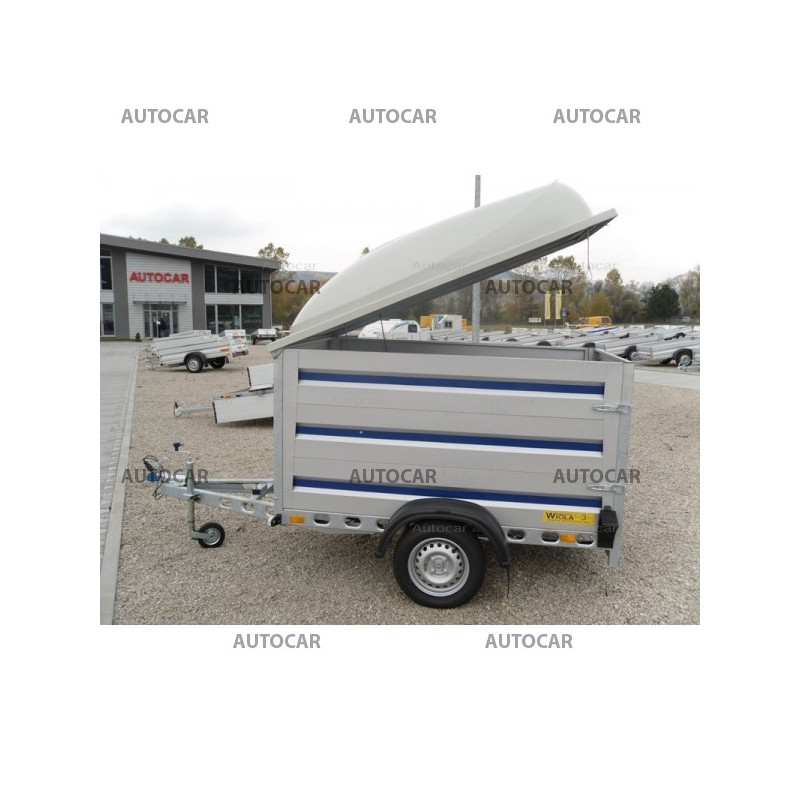 Prívesný vozík Kujawiak s krytom