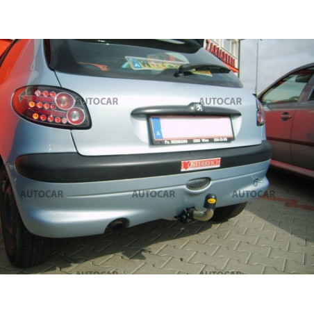 Tažné zařízení pro Peugeot 206 - odnímatelný bajonetový systém Tažné zařízení pro Peugeot 206 - odnímatelný bajonetový systém