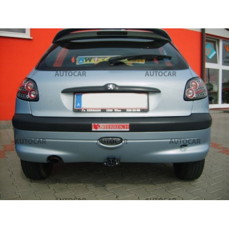 Tažné zařízení pro Peugeot 206 - odnímatelný bajonetový systém