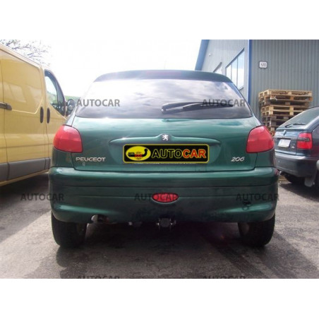 Tažné zařízení pro Peugeot 206 - odnímatelný bajonetový systém Tažné zařízení pro Peugeot 206 - odnímatelný bajonetový systém