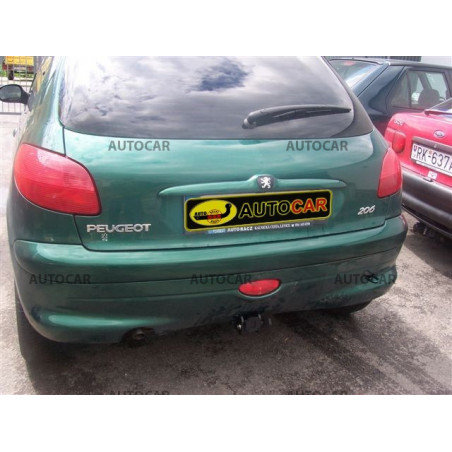 Tažné zařízení pro Peugeot 206 - odnímatelný bajonetový systém Tažné zařízení pro Peugeot 206 - odnímatelný bajonetový systém