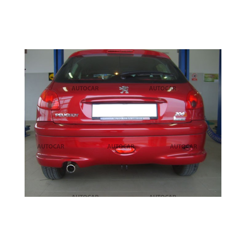 Ťažné zariadenie pre 206 - 3/5 dv. - skrutkový systém - od 2003/07 do 