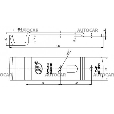 Protikus k uzáveru bočnice ZB-01A, ZB-05, ZB-05A