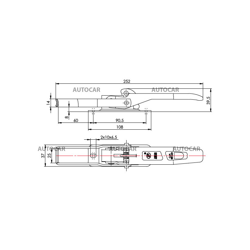 Uzáver bočnice ZB-05AA