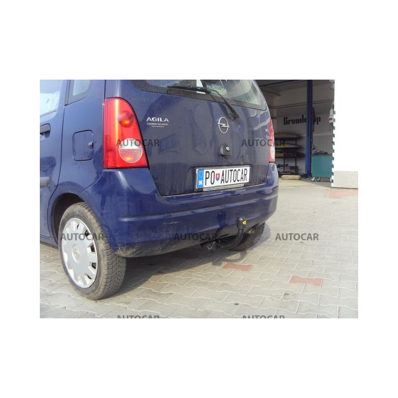 Ťažné zariadenie pre AGILA - 5dv.,model 2003,(2+4 WD) - skrutkový systém - od 2002/09 do 