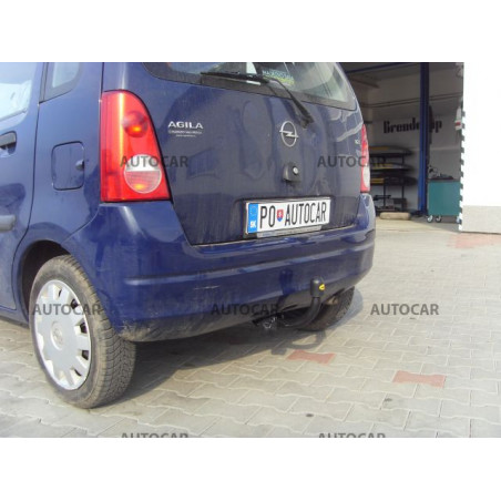 Ťažné zariadenie pre AGILA - 5dv.,model 2003,(2+4 WD) - skrutkový systém - od 2002/09 do Ťažné zariadenie pre AGILA - 5dv.,model 2003,(2+4 WD) - skrutkový systém - od 2002/09 do