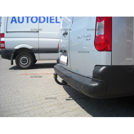 Ťažné zariadenie pre PARTNER - Pick up - skrutkový systém - od 2008 do Ťažné zariadenie pre PARTNER - Pick up - skrutkový systém - od 2008 do