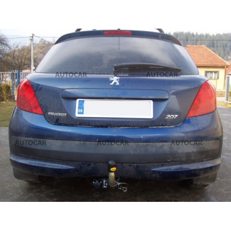 Ťažné zariadenie pre 207 - 3/5 dv. - automatický systém - od 2006 do Ťažné zariadenie pre 207 - 3/5 dv. - automatický systém - od 2006 do